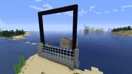 The completed gold farm (Image via Minecraft)